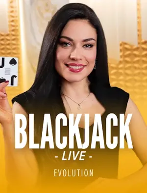 Blackjack Lobby live tafel van Evolution bij Revolut Slots