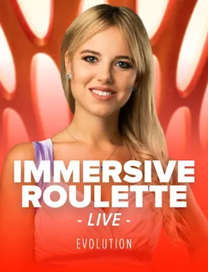 Immersive Roulette live tafel van Evolution bij Revolut Slots