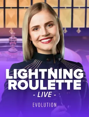 Lightning Roulette live tafel van Evolution bij Revolut Slots