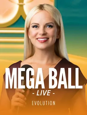 Mega Ball live bingospel van Evolution bij Revolut Slots